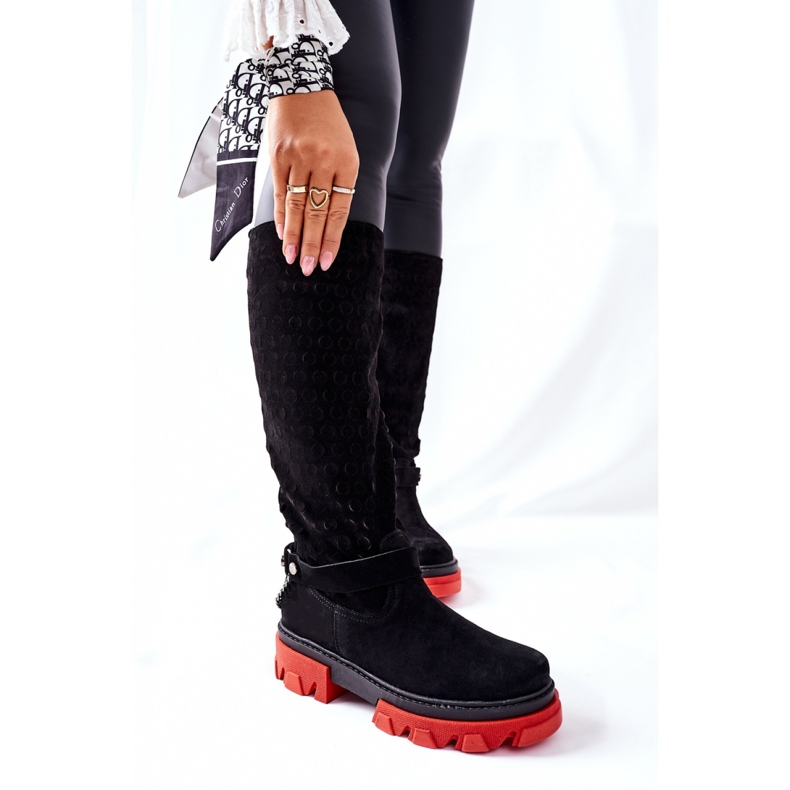 Step in style Saappaat Malli Lewski 2866/G Musta - Astu tyyliin 1