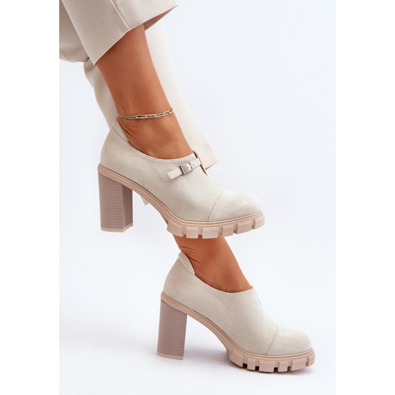 Step in style Kengät Malli Tauina ASA218-7 Beige - Astu tyyliin 1