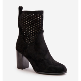 Step in style Saappaat Malli Meriadne YL203 Musta - Astu tyyliin 2