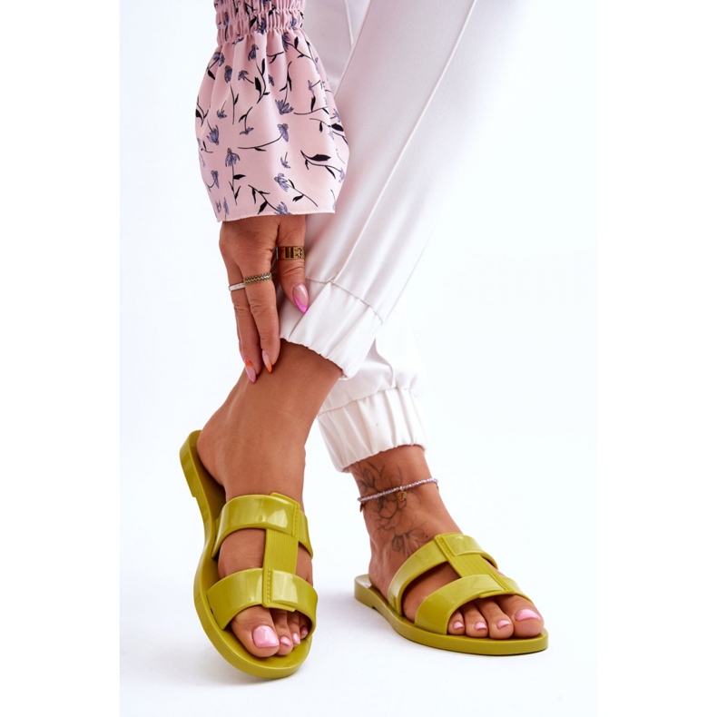 ZAXY vegaaniset naisten tossut vihreä 1