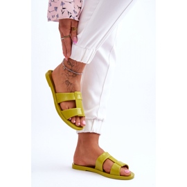 ZAXY vegaaniset naisten tossut vihreä 2