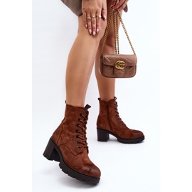 Naisten nilkkurit ekologisesta mokkasta ruskea 2