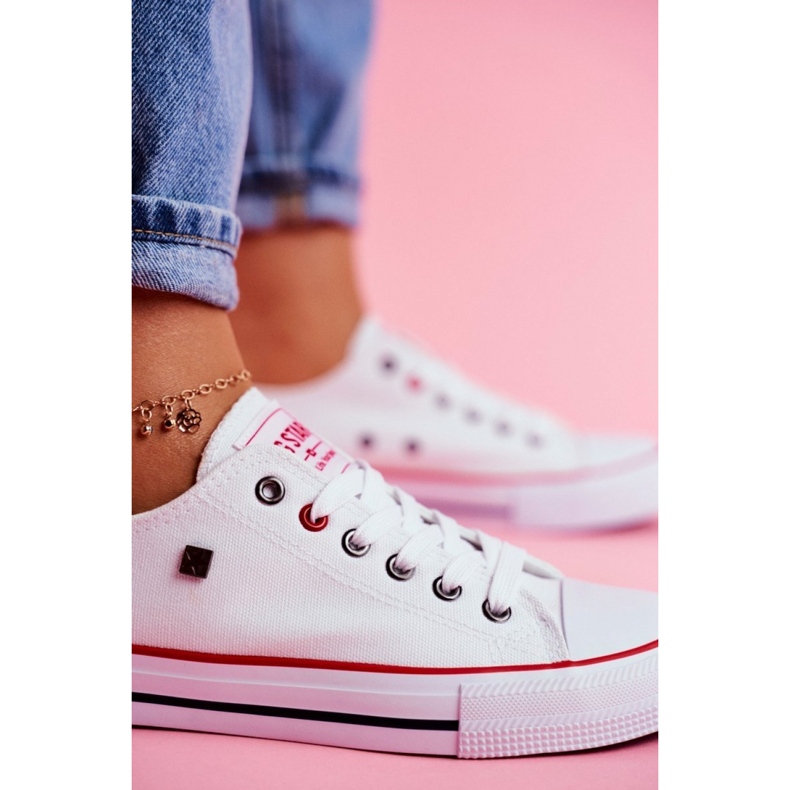 Big Star Klassiset Lace Up -lenkkarit, valkoiset valkoinen 1