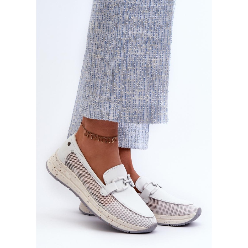 Valkoiset urheilumokkasiinit valkoinen 1