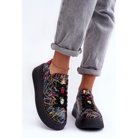 Urheilukengät Malli Maciejka Monivärinen musta 1