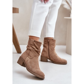 Step in style Saappaat Malli Zinanya 1249 Beige - Astu tyyliin 1