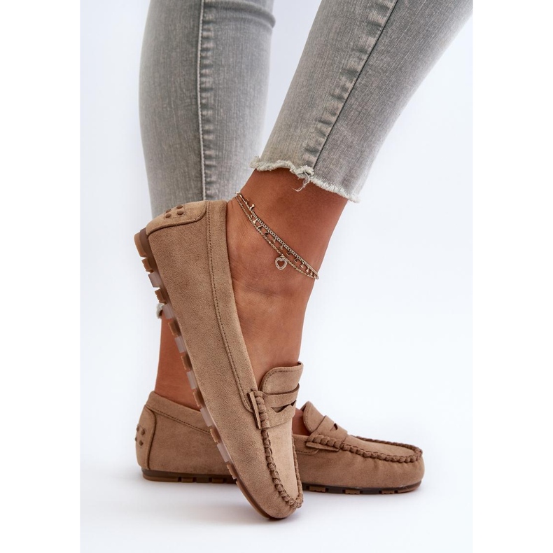 Mokasiinit malli 24PB02-7673 Tumma beige 2