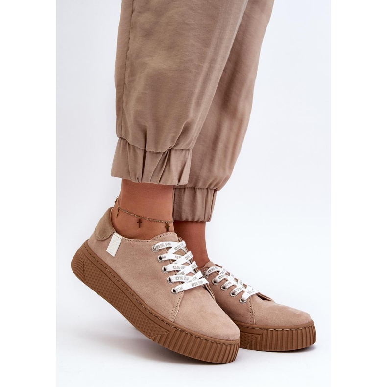 Malli Memory Foam System Big Star Dark Beige -lenkkarit 1