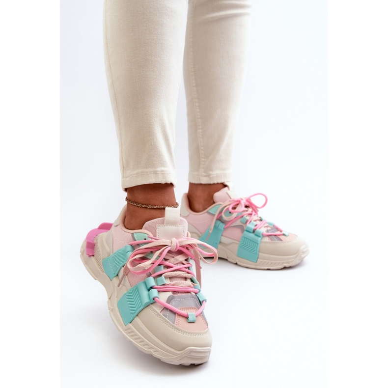 Urheilukengät Malli BL357P Pink/Mint vaaleanpunainen 1