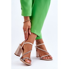 Step in style Sandaalit Malli Carlotta H8-292 Beige - Astu tyyliin 1