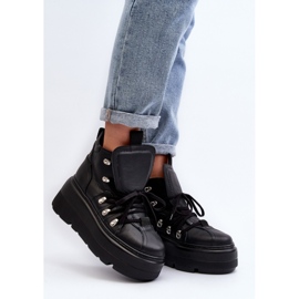 Korkeat urheilukengät malli Zazoo 3416 musta 1