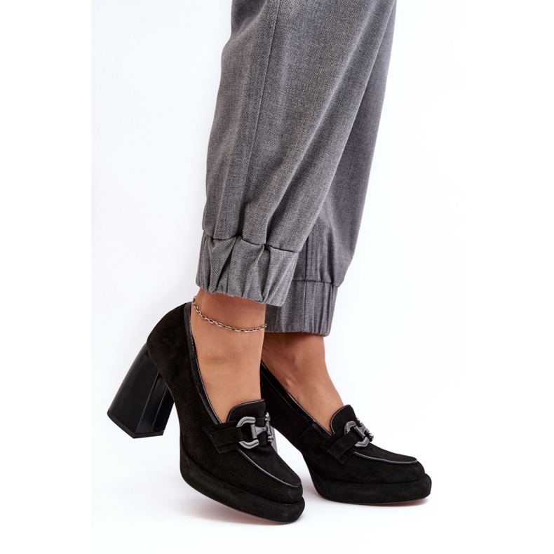 Naisten pumput koristeena Laura Messi 2706 500-173 musta 1