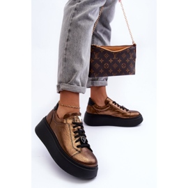 Naisten urheilukengät Maciejka 06191-24 kupari ruskea 1