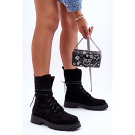 Step in style Workers Model Jence DE1051S Black Suede - Astu tyyliin musta 2