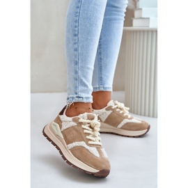 Big Star OO274A317 Hi-Polly System -urheilukengät, beige 1