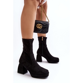 Step in style Saappaat Malli Adelles HP-340 Musta - Astu tyyliin 1