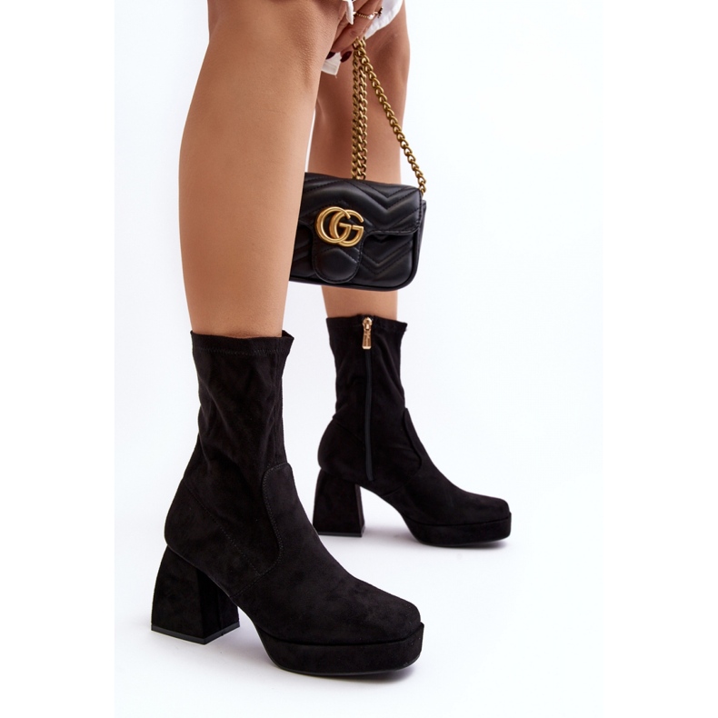 Step in style Saappaat Malli Adelles HP-340 Musta - Astu tyyliin 1