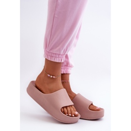 Naisten urheiluvarvastossut 24SD19-7564 pinkki vaaleanpunainen 1