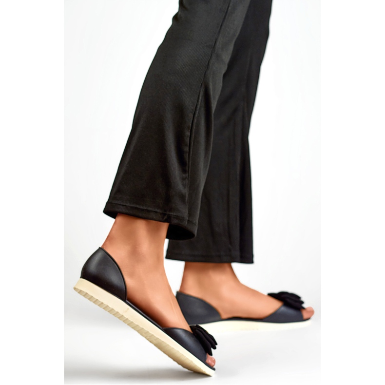 Naisten balettihousut jousella BG162B, musta 1