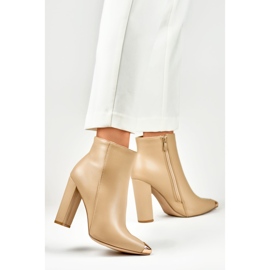 Saappaat Malli MS2055KH Tumma beige - PRIMO 2