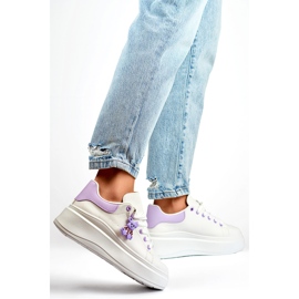 Naisten urheilukengät LL23171PU valkoinen 1