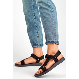 Naisten urheilusandaalit LEI530B musta 1