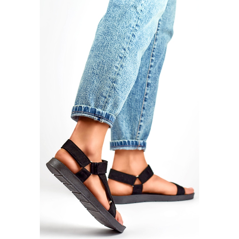 Naisten urheilusandaalit LEI530B musta 2