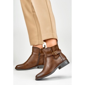 Naisten eristämättömät saappaat CH2228BR ruskea 2