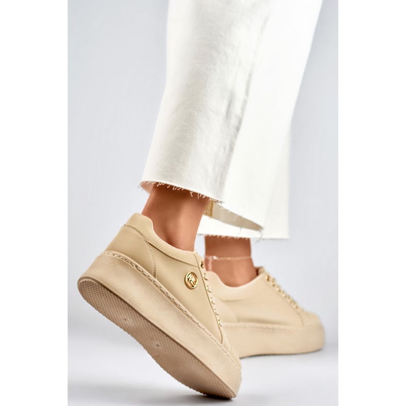 Naisten urheilukengät koristeellisella TL251-10L/BE beige 1