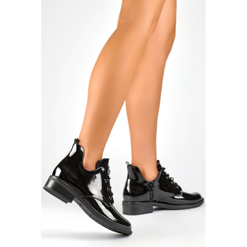 Naisten Patenttisaappaat GD-DO619-B musta 1