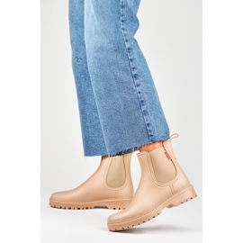 Naisten Wellington-saappaat S17BE, beige 2