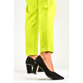 Naisten pumput korkeakorkoisessa GD-DO112A_B, musta 1