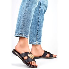 Naisten varvastossut Heart KK-731B, musta 1