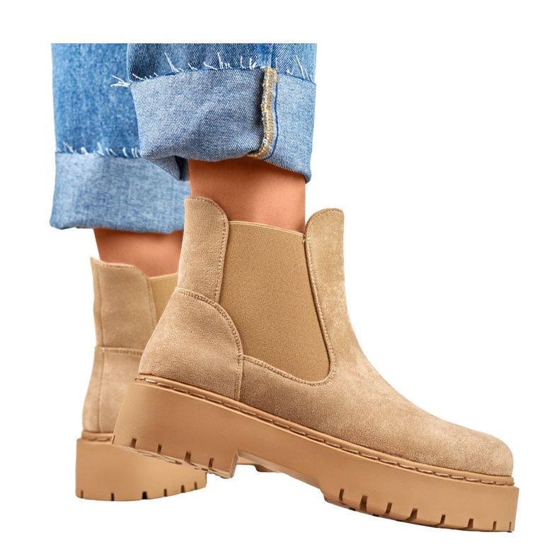 Chelsea saappaat Malli HB-170KH Beige - PRIMO 2