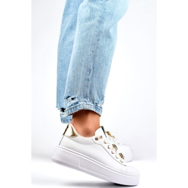 Naisten urheilukengät nallella EV392-1GO, valkoinen 1