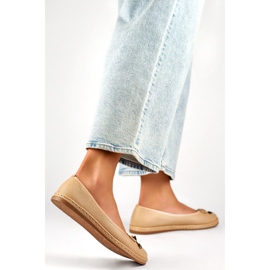 Naisten balettitassut rusetilla GD-XR392A-BE beige 1