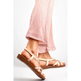 Naisten sandaalit PS06BE beige 1