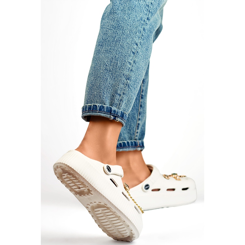 Sandaalivarvastossut Malli PT-1W Valkoinen - PRIMO 2