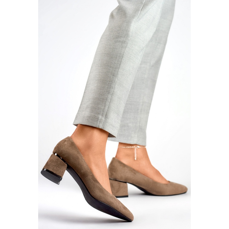 Naisten pumput GD-XR-103B-KH Ruskea 1