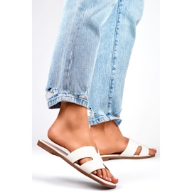 Sandaalivarvastossut Malli MTBL06W Valkoinen 1