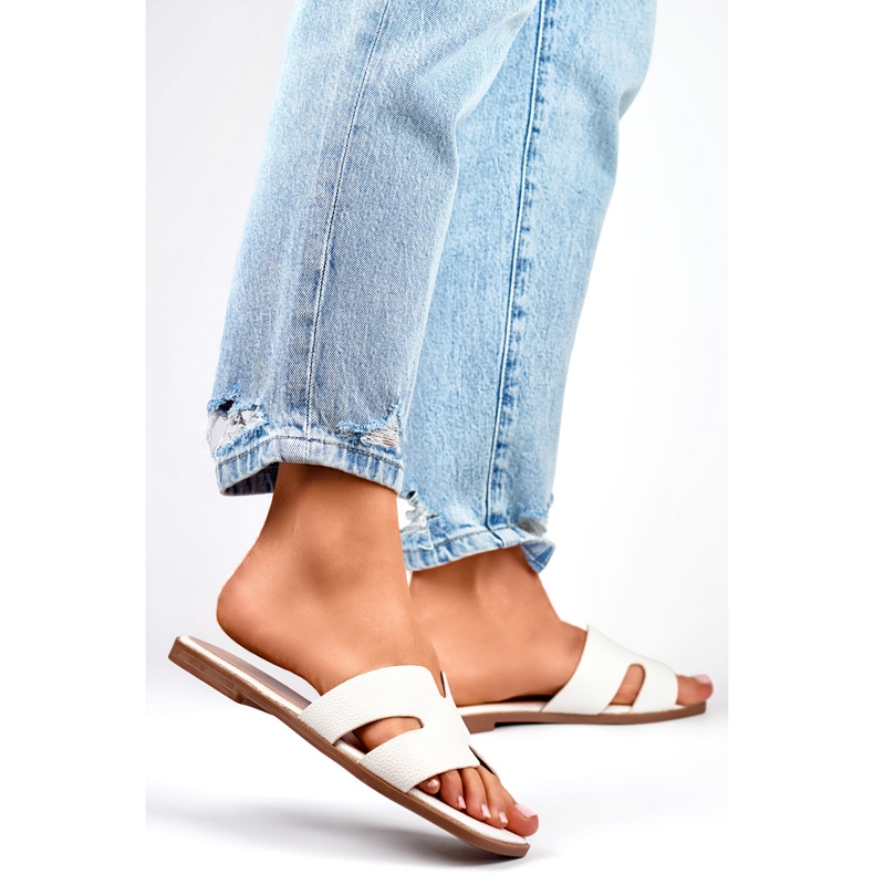 Sandaalivarvastossut Malli MTBL06W Valkoinen 1