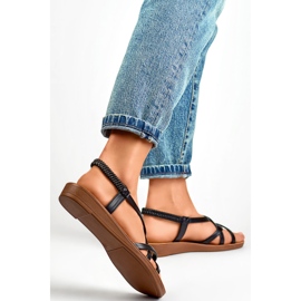 Naisten sandaalit PS07B musta 1