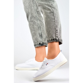 Naisten matalat tennarit HB-6W valkoinen 2