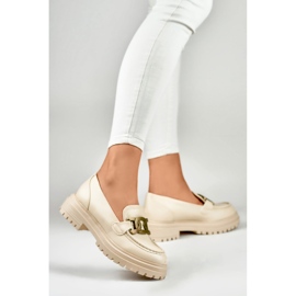 Kengät Malli 7116BE Beige - PRIMO 1