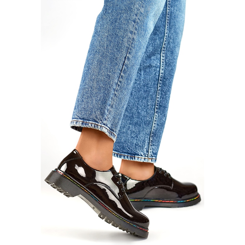 Naisten patenttikengät GD-XF154B musta 1