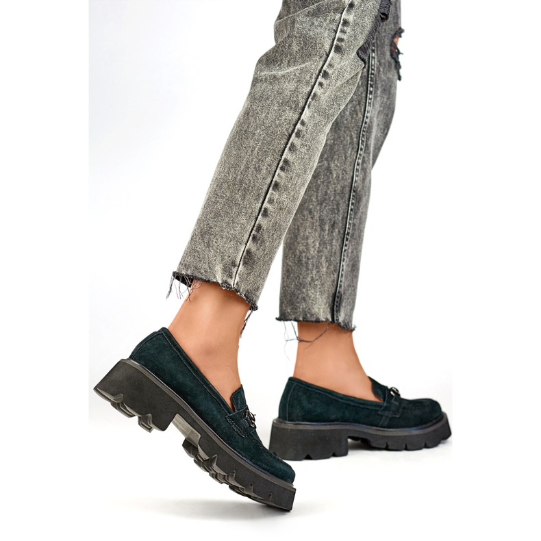 Naisten kengät koristeella 24-7888B musta 1