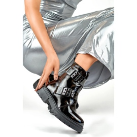 Työntekijän saappaat Malli Axelle 250007B-LA Black Lacquer - PRIMO musta 1