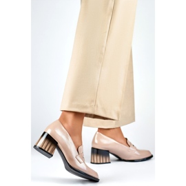 Naisten pumput GD-FL443A-D.BE beige 1