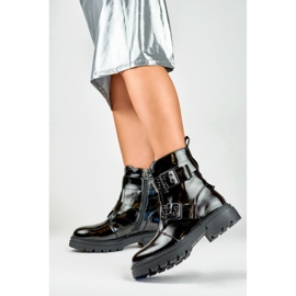 Työntekijän saappaat Malli Axelle 250007B-LA Black Lacquer - PRIMO musta 2