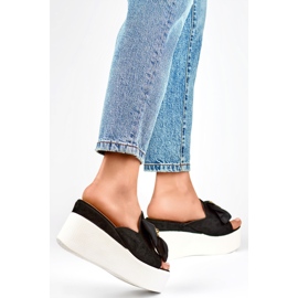 Naisten varvastossut mustat 8082B 1